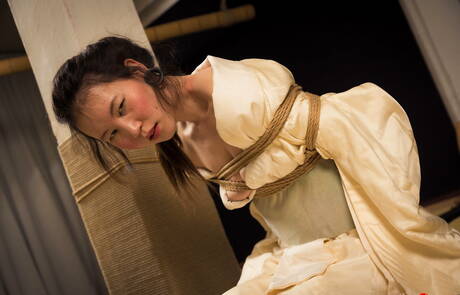 clubropemarks invite you to explore free xxx photos featuring mesmerizing lass in fetish bdsm play